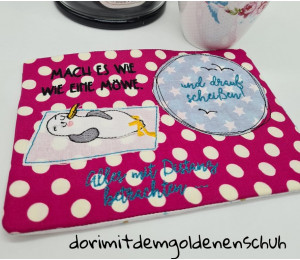 Stickdatei - ITH MugRug Möwe